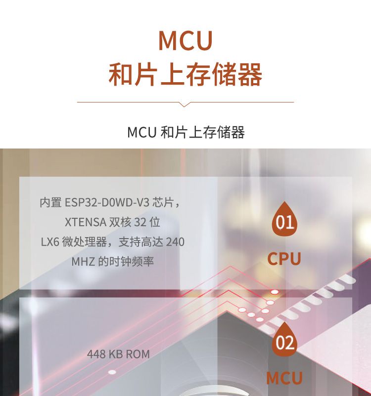 乐鑫ESP32官网ESP32-WROOM-32UE Wi-Fi+BT+BLE MCU模组光伏发电逆变器wifi模块