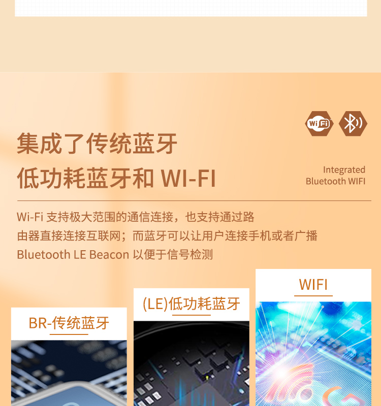 乐鑫科技官网ESP32-WEOVER-E/IE Wi-Fi+Bluetooth+Bluetooth LE MCU模组蓝牙wifi无线模块厂家