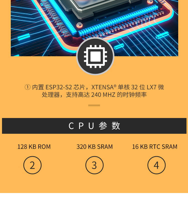 乐鑫官网淘宝ESP32-S2-WROVER-N16R2 wifi模组厂家wifi模块工作原理无线芯片